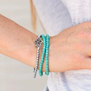 Paparazzi Jewelry - Collect Moments - Blue Bracelet - Vintage